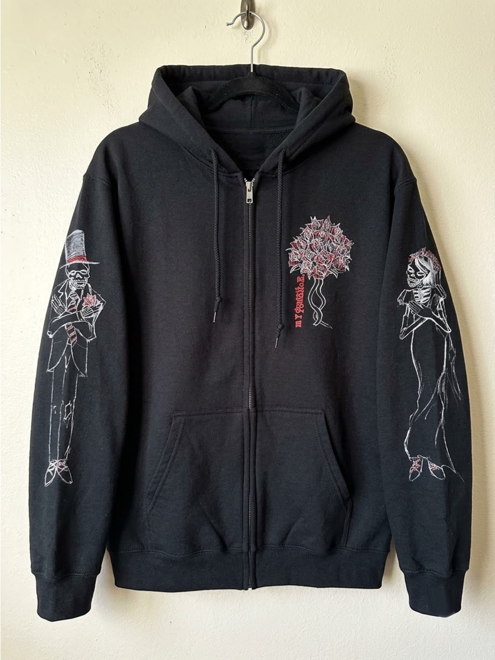 2004 My Chemical Romance “Duality” Zip-up Hoodie Remake